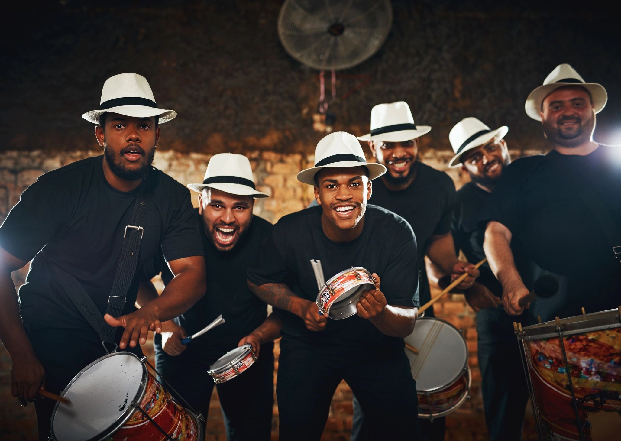 Live Latin band performing